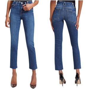 GOOD AMERICAN Good Straight Split Pocket Jeans